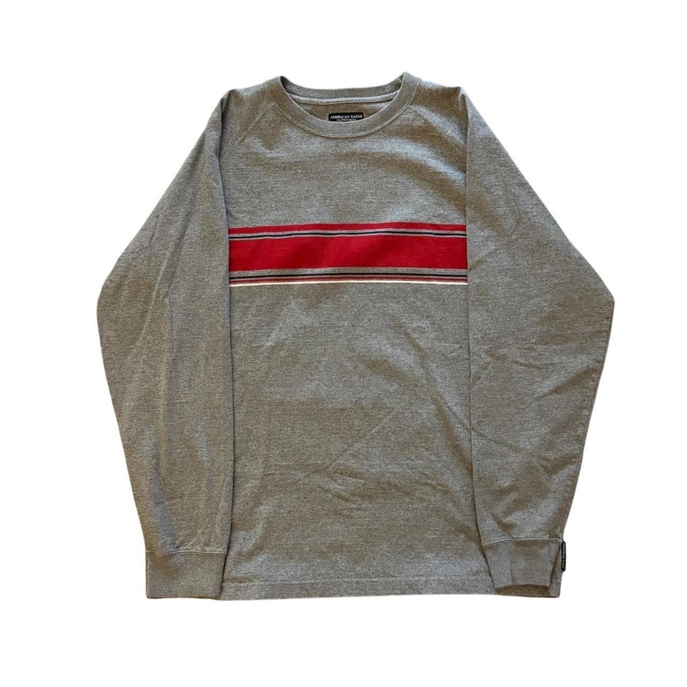 American Eagle Y2K Stripe Long Sleeve Men's XL